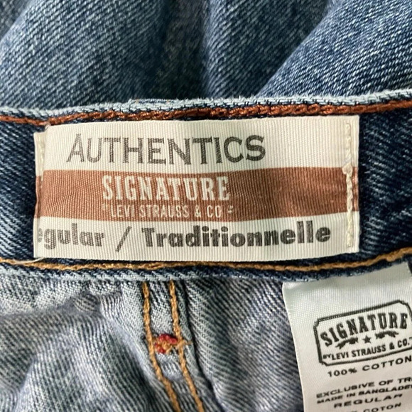 Vintage‎ Levi’s Levi Strauss Signatures Regular Fit  Straight Leg Jeans 32" - Picture 3 of 5